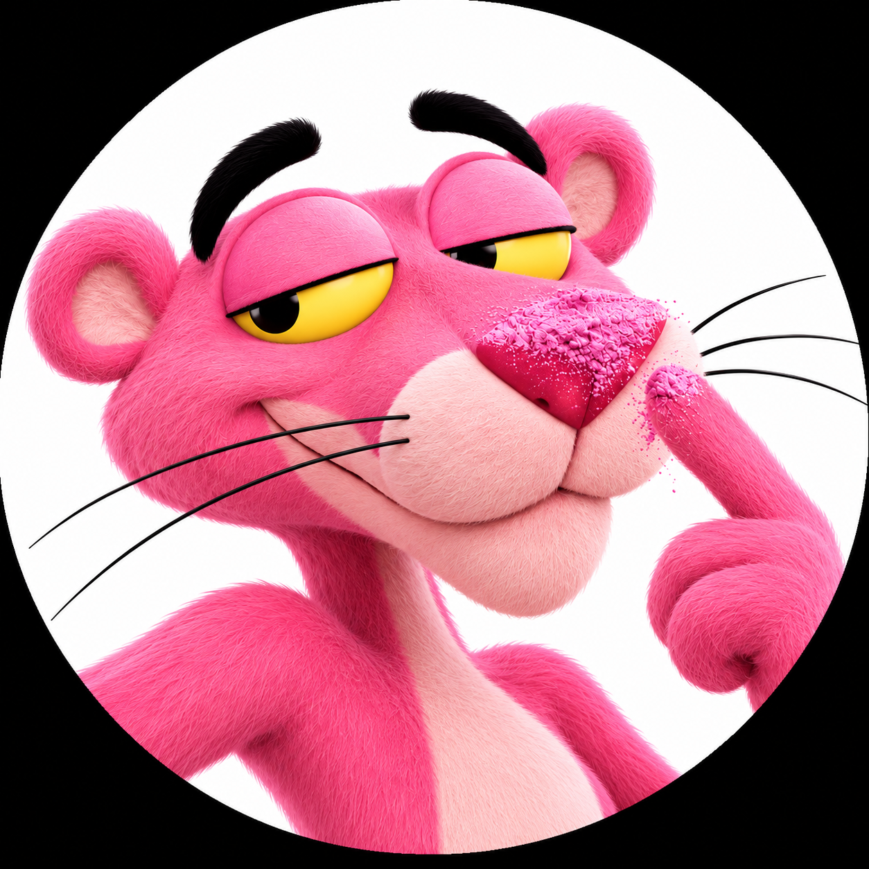 Pather Tusi pink panther mascot